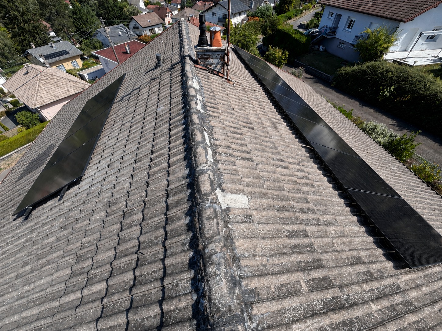 Et encore une installation photovoltaïque de 6 kWc réalisée par STEIM !